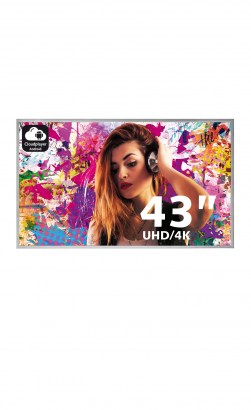 43 Zoll Digitale Signale InfoScreen Weiß