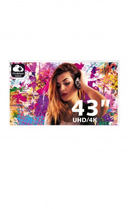 43 Zoll Digitale Signale InfoScreen Weiß